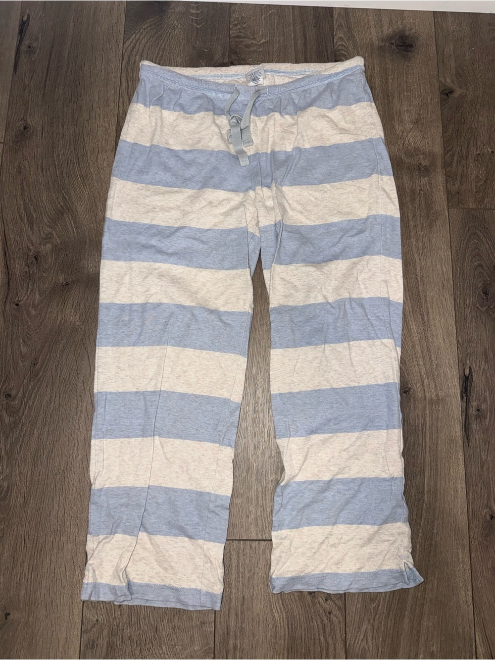Old Navy Light Blue and White Striped Lounge Pajama Pants